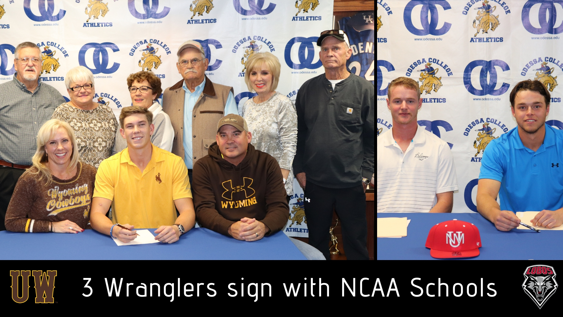 Trio of Wranglers sign with Mountain West Schools