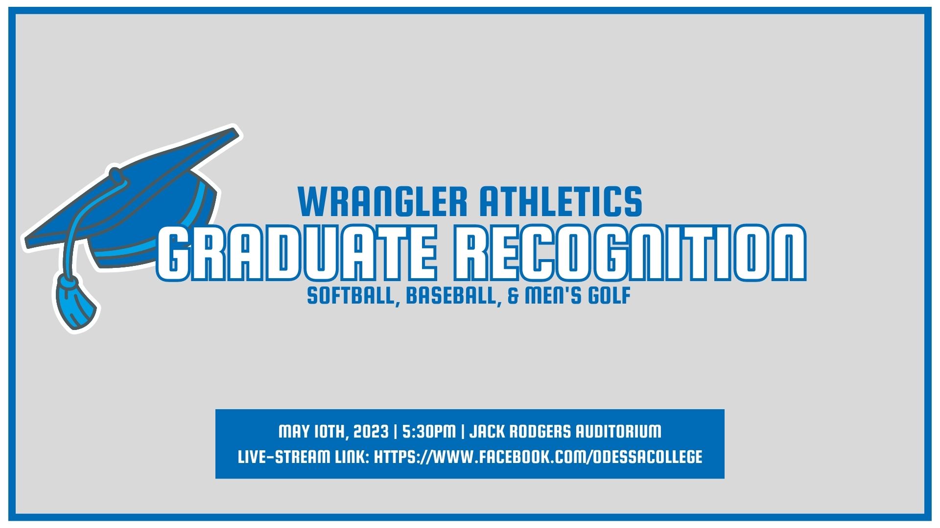 Graduate Recognition for Spring Sports Scheduled for Wednesday Night