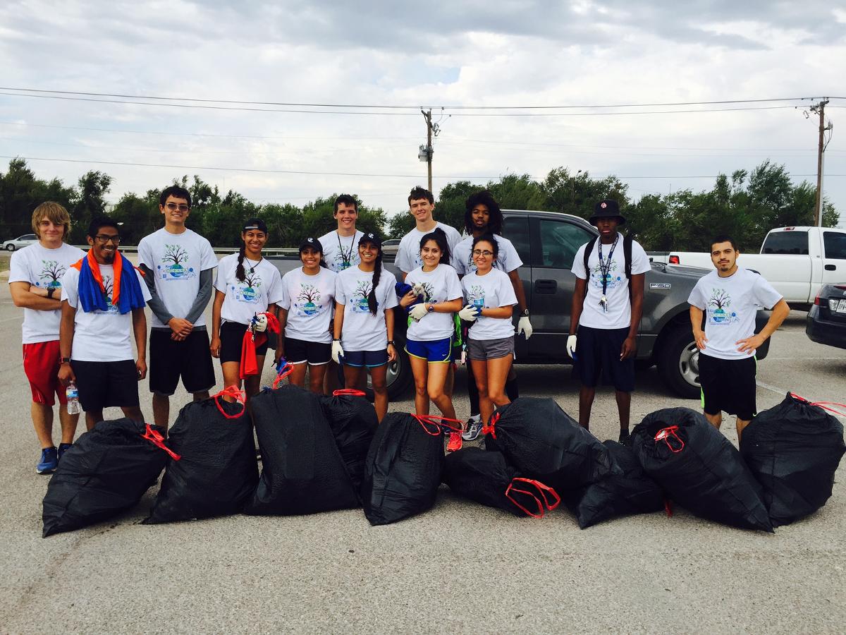 Cross Country Helps with Keep Odessa Beautiful