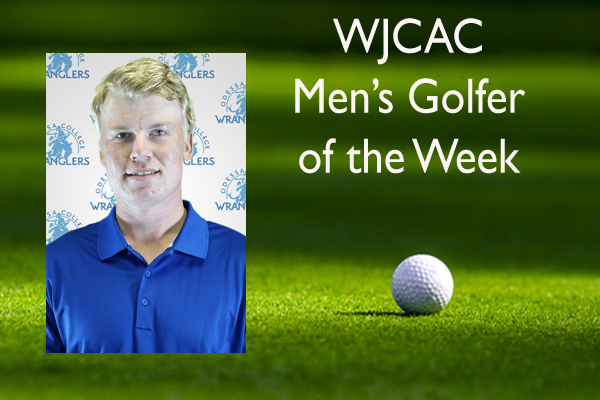 Frederick Topgaard Named WJCAC Golfer of the Week