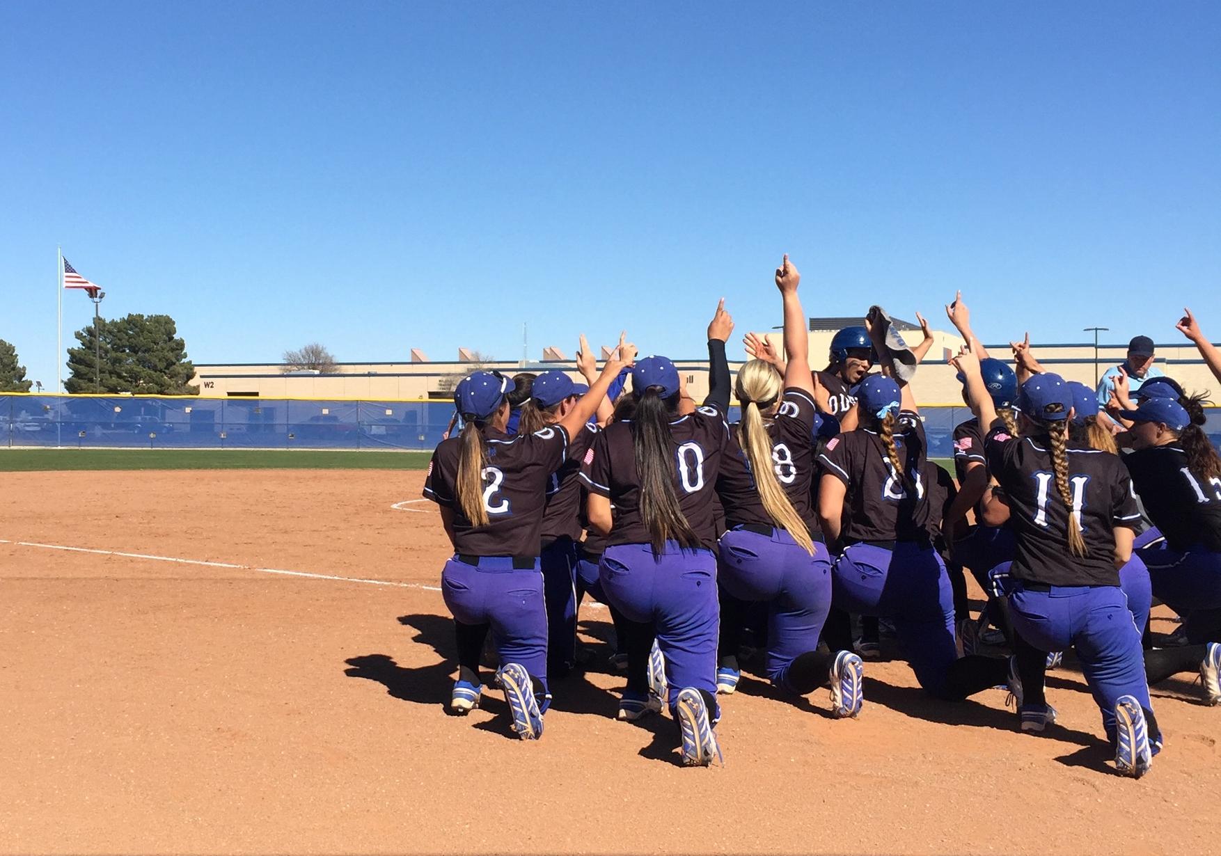 Softball Snags Two Wins at Home