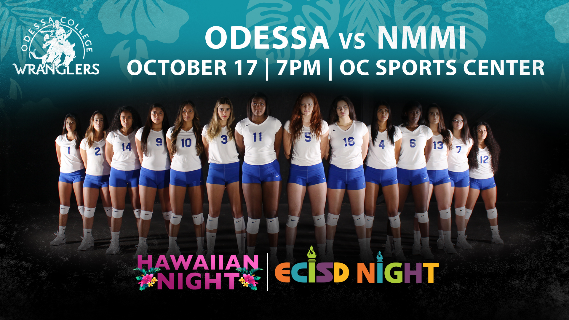 Volleyball hosts NMMI on Hawaiian & ECISD Night