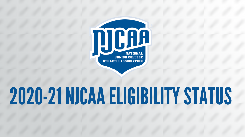 NJCAA Eligibility Status for 2020-12
